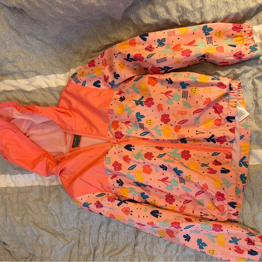 Eddie Bauer Bright Orange Hooded Jacket